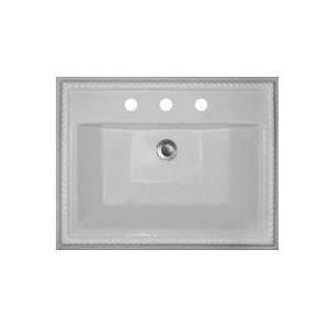   1Advantage Chesnee Self Rimming Rectangle Bathroom Sink 