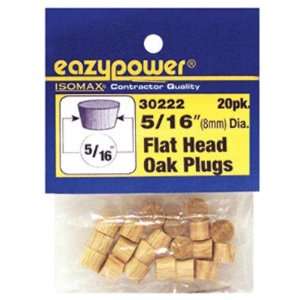    Eazypower Corporation 39437 5/16 Oak Flat Head Plug: Automotive