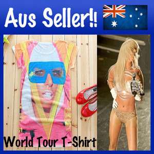 LADY GAGA World Tour short sleeve shirt t shirt  