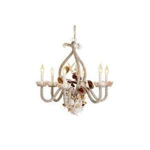  9593   Beachcomber Shell Chandelier   Chandeliers