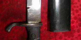 Vintage Handmade German Military Bayonet Dagger Sword  