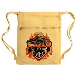 Messenger Bag Sack Pack Yellow Live To Ride Free Eagle and 
