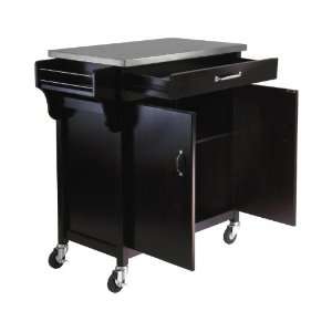  Stainless Steel Kitchen Cart By Winsome Wood Furniture 