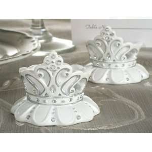 Wedding Favors Queen for a day Sparkling Tiara place card holder. (Set 
