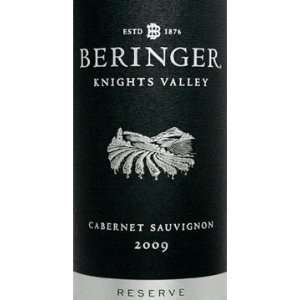  2009 Beringer Cabernet Sauvignon Knights Valley Reserve 