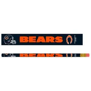 NFL Chicago Bears Pencil 6 Pack *SALE*: Sports & Outdoors