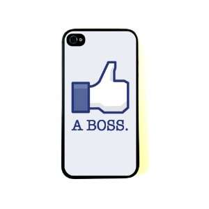  Like A Boss Geek Funny iPhone 4 Case   Fits iPhone 4 and 