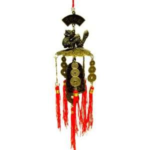 Feng Shui Chinese Dragon with a Bell Lucky Charm or 