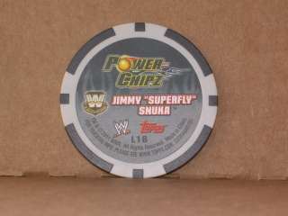 2011 Topps WWE Power Chipz JIMMY SUPERFLY SNUKA L18  