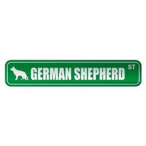 GERMAN SHEPHERD ST  STREET SIGN DOG