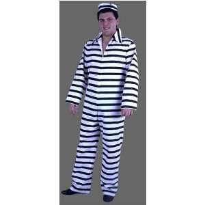  Bad Boy Prisoner Costume (Medium) Toys & Games