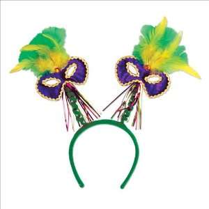  Mardi Gras Masks With Feathers Headbopper: Home & Kitchen