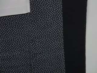 20546# Japanese KIMONO SILK / HIGH CLASS KIMONO BLACK / EDO KOMON 