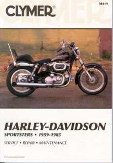 59 85 Harley Davidson H CH XL Sportster CLYMER MANUAL  