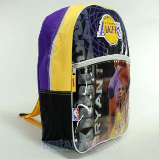 16 Lakers Kobe Bryant Large Backpack   Boys Book Bag  