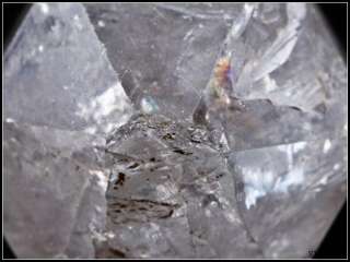 126g / 3.3 SKELETAL Castle Clear QUARTZ Crystal   