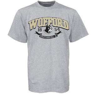 Wofford Terriers Ash School Pride T shirt  Sports 