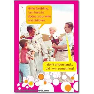  Funny Fathers Day Card Moon Man Humor Greeting Ron Kanfi 