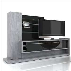  Modloft FENZO WOB Function Fenzo Wall Unit in White Oak 