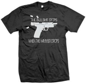   the Hammer Drops Tee Shirt XDM pistol gun handgun rifle S XXXL  