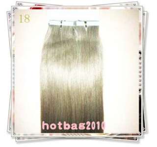 Remy Tape Hair Extension 1845cm,50g & 20 pieces 10 Color Availble 