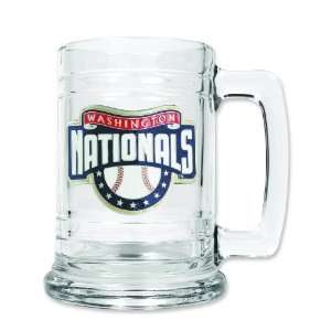 MLB Washington Nationals 15oz Glass Tankard  Kitchen 