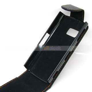 SOFT FLIP LEATHER CASE COVER POUCH FOR NOKIA X6 BLACK  