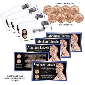  Abraham Lincoln First Day Cover Collection of Stamps and 