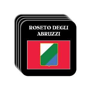   , Abruzzo   ROSETO DEGLI ABRUZZI Set of 4 Mini Mousepad Coasters