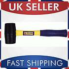 8oz / 250g RUBBER MALLET FIBRE SHAFT RUBBER GRIP HANDLE CAMPING 