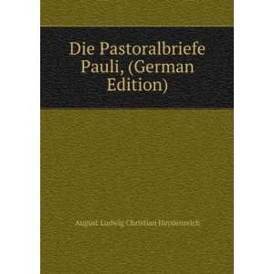   Edition) (9785876323477) August Ludwig Christian Heydenreich Books