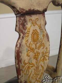 2642: Venetian Paint Decorated Arm Chair  