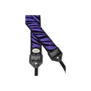  Mod Purple and Black Zebra Camera Strap: Camera & Photo