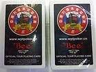 two decks bee official tour wpt traktor poker playing cards