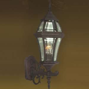   Powder Coat Rust Valley Outdoor Wall Sconce from the Valley Collection