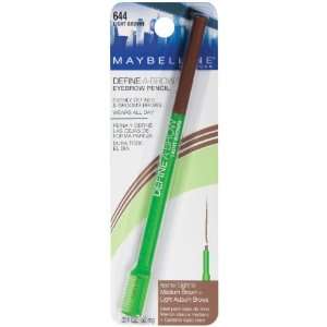 Maybelline New York Define a brow Eyebrow Pencil, Light Brown 644, 2 