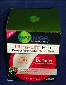 Ultra Lift Pro Dual Eye Deep Wrinkle Cream/Gel  Garnier Nutritioniste 