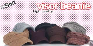 VB VISOR GREY BEANIE WINTER HAT CAP SKULL Quality NWT  