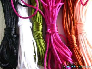 rolls mixed Silk Jewelry Necklace Thread Cord 2mm NF  