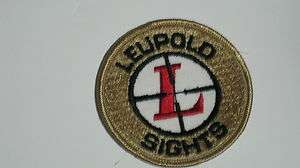 Leupold SIghts Gold Gun Patch  