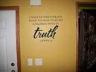 truth john 1 4 bible verse vinyl wall decal sticker