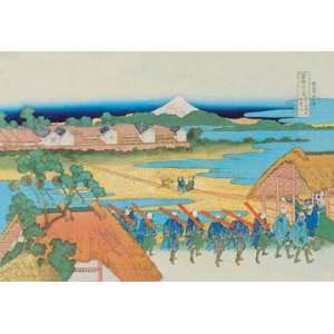Japanese Army Drill 12x18 Giclee on canvas