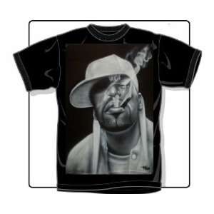  Method Man Wu Tang Airbrushed T Shirt, L 