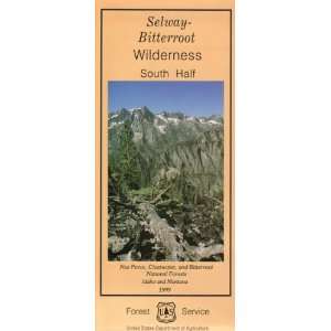  Selway Bitterroot Wilderness Area Map (South Half 