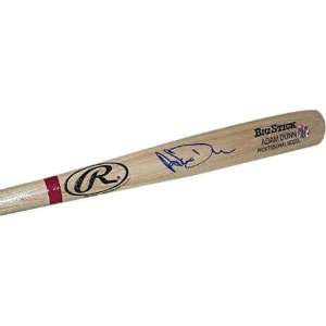  Adam Dunn Autographed Big Stick Black Bat: Sports 