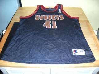 JAMES POSEY RARE VINTAGE DENVER NUGGETS JERSEY XL  