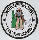 366th FIGHTER WING THE GUNFIGHTERS patch