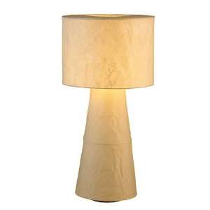  Adesso 8063 02 Totem 1 Light Table Lamps in White: Home 