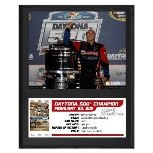  Daytona 500 Winner W/Race Stats From Daytona International Speedway 