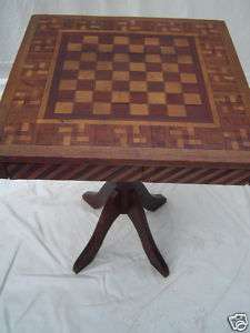 AMERICAN FOLK ART GAMEBOARD TABLE WITH SWASTIKAS  